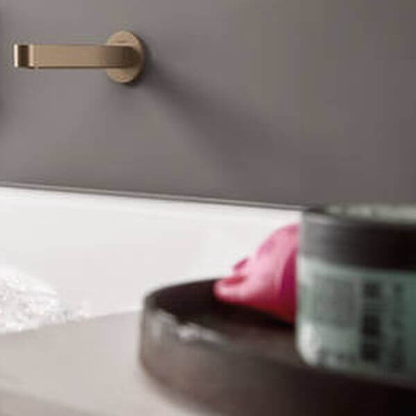 Hansgrohe Finoris wylewka do baterii wannowej brąz szczotkowany 76410140