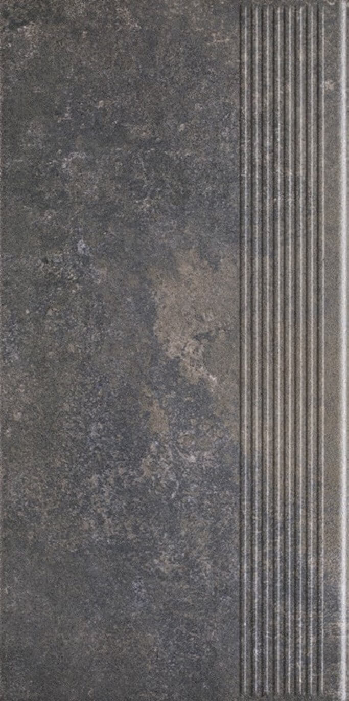 Paradyż Viano Antracite stopnica 60x30 cm antracyt