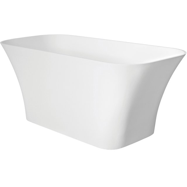 BESCO Wanna wolnostojąca ASSOS 160x70 cm klik-klak czarny czyszczony