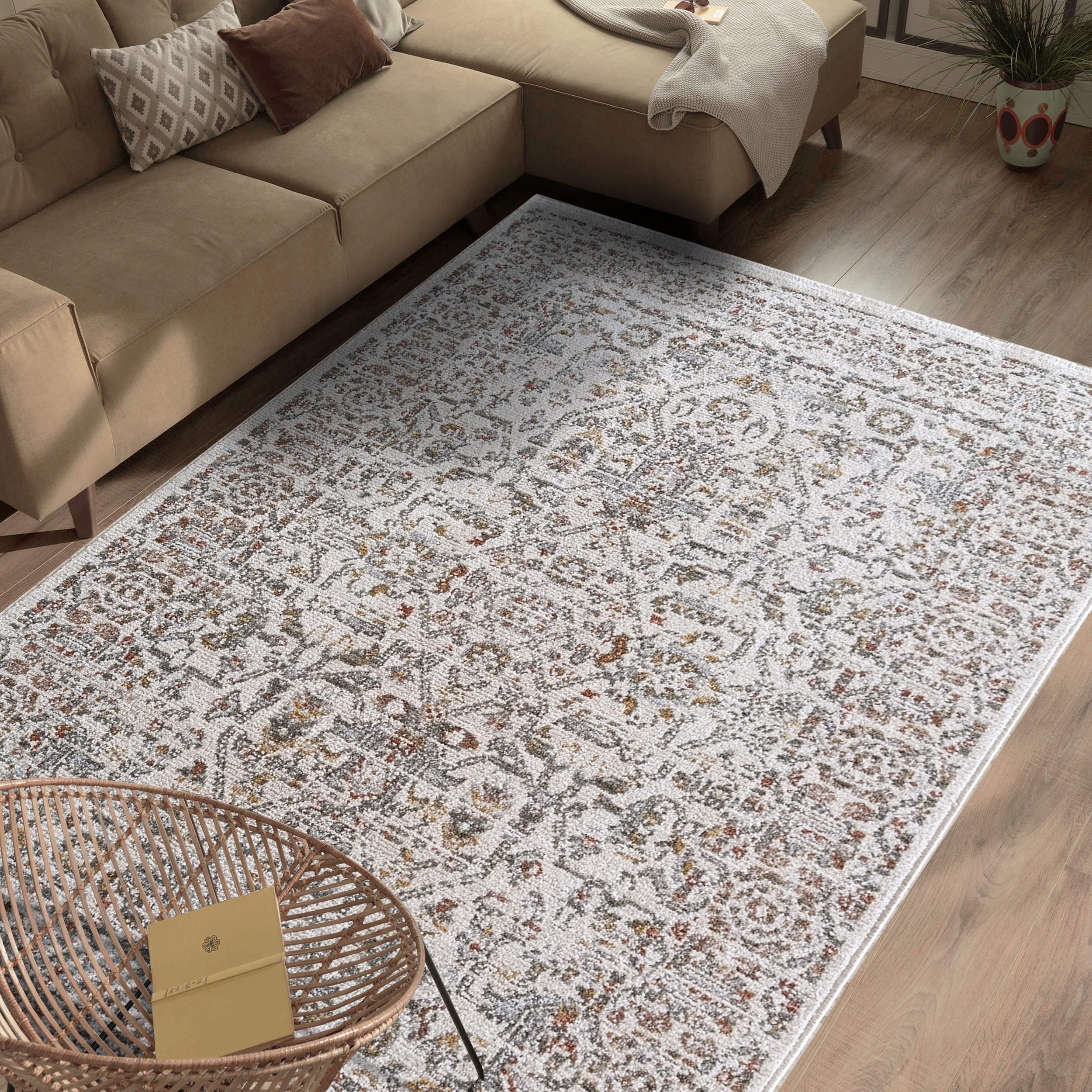 Dywan - 80 x 150 cm - Wielokolorowy - Klasyczny - Dywanopol