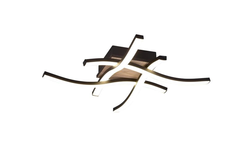 Lampa sufitowa wisząca RL Route 1159 brązowo-czarna nowoczesna wbudowany LED 5W 1 szt.