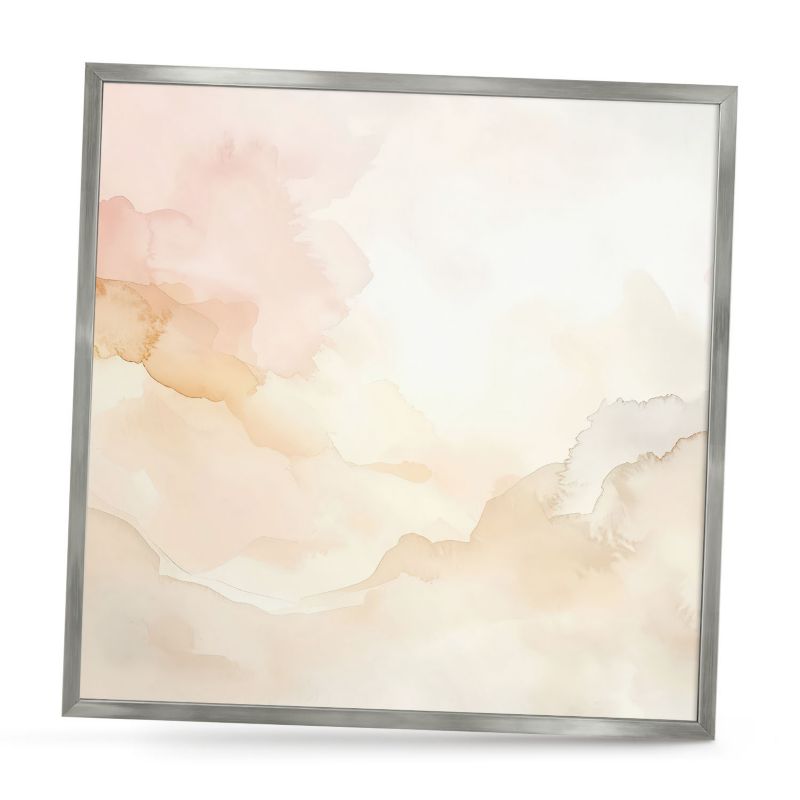 Tablica magnetyczna dekoracyjna ArtPrintCave 50x50 Spokój pastelowy w srebrnej ramie 1szt