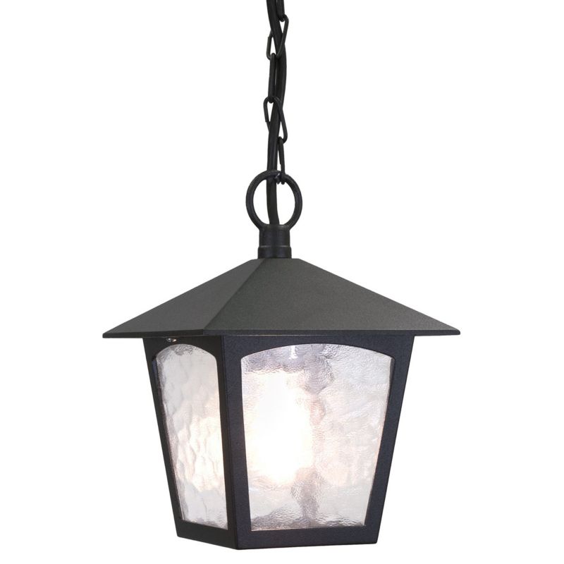 Lampa sufitowa zewnętrzna Elstead York czarna 1 x E27 x 60W IP23 wym: 28,5 x 18,5 x 18,5 cm - 1 szt.