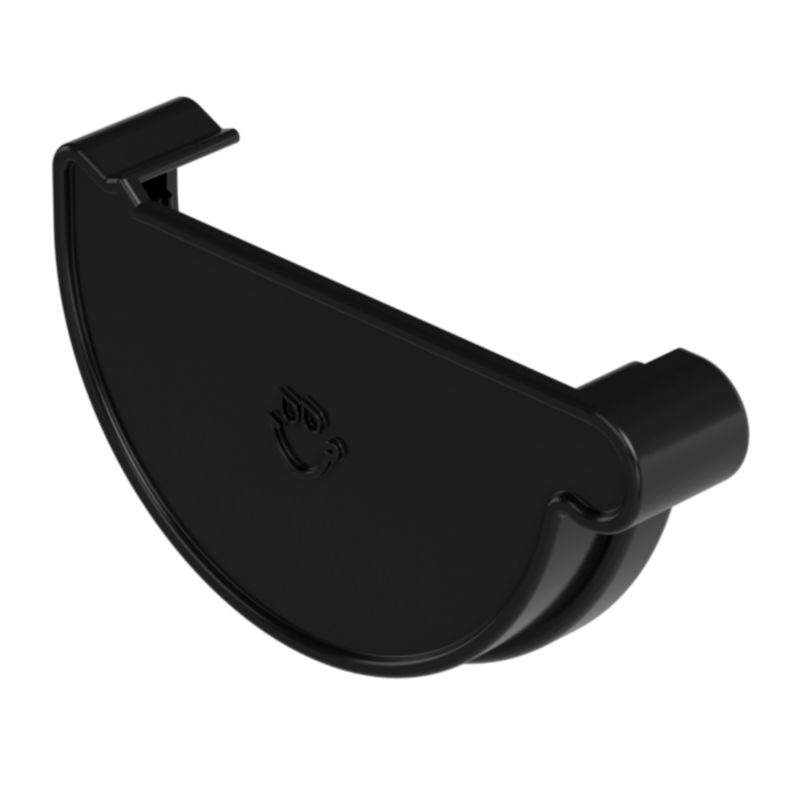 Zaślepka lewa Galeco PVC 110 mm czarna