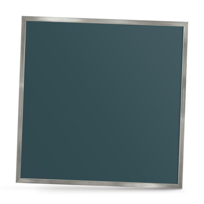 Tablica magnetyczna dekoracyjna ArtPrintCave 50x50 Turkusowy w srebrnej ramie 1szt