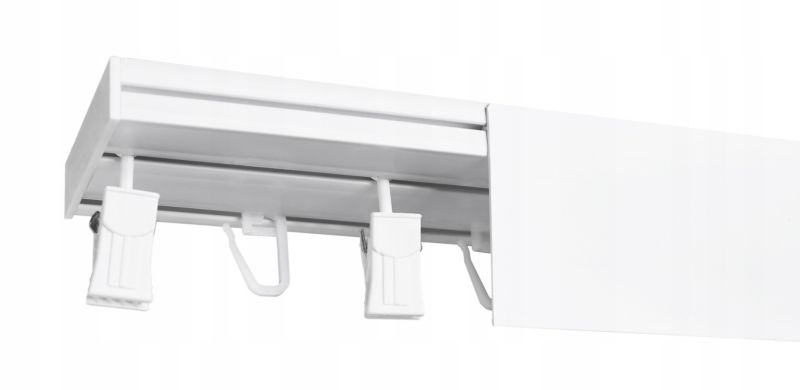 Karnisz Szyna Sufitowa PCV Dwutorowa z Maskownicą PanczoDecor 350 cm 1 szt.