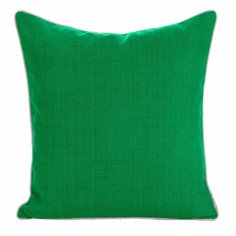 Poszewka GARDEN3 Eurofirany 45 x 45 cm zielona z gładkiej tkaniny wodoodpornej do ogrodu lub na taras 1 szt.