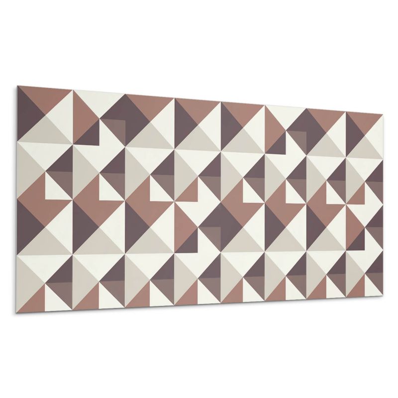 Panel samoprzylepny Wallfluent 120x60 cm Trójkątny motyw w nowoczesnym wzorze 1 szt.