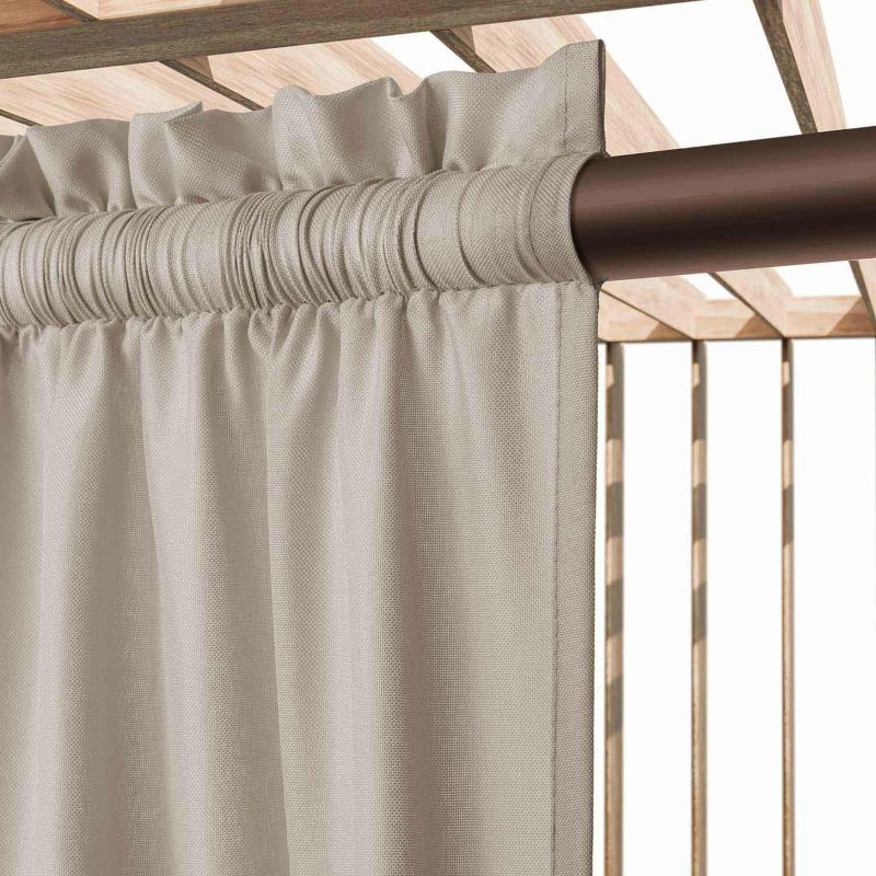Zasłona ogrodowa Spod Igły i Nitki 140x250 taupe 1 szt.
