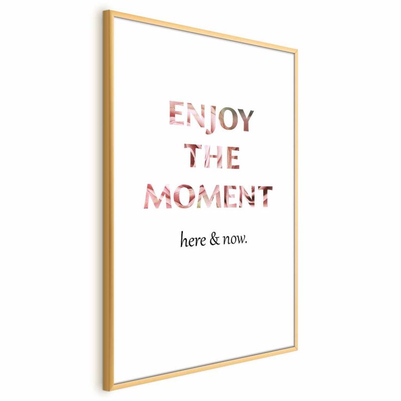 Plakat Artgeist Enjoy the Moment 29,7x42 cm z ramą złotą 1 szt