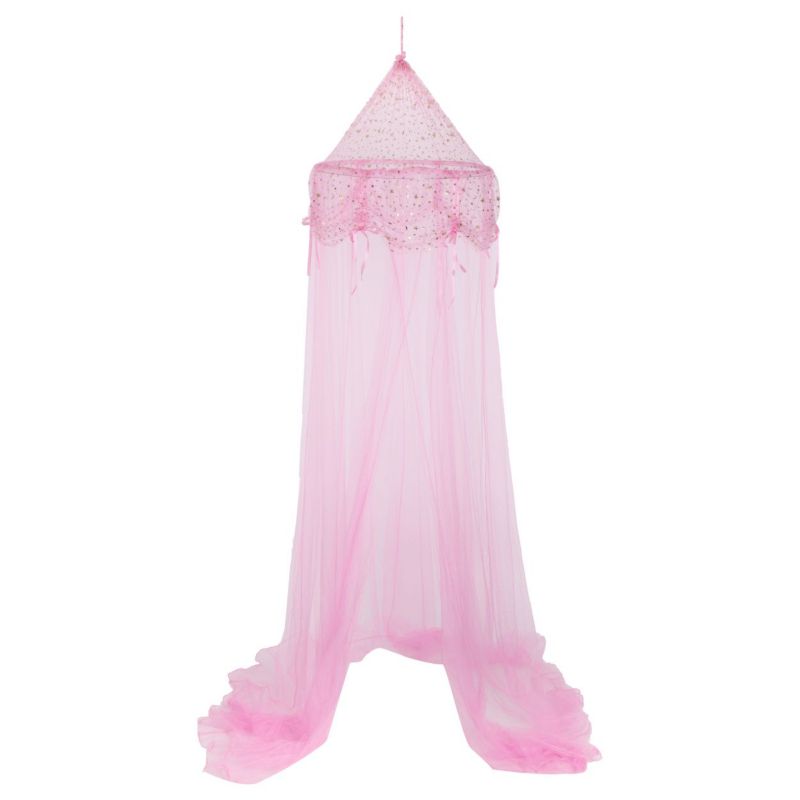 Baldachim różowy dla dziecka Princess Atmosphera różowa 250 cm