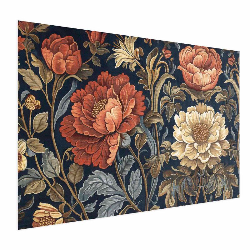Plakat Artgeist Gobelinowe kwiaty 90x60 cm bez ramy 1 szt