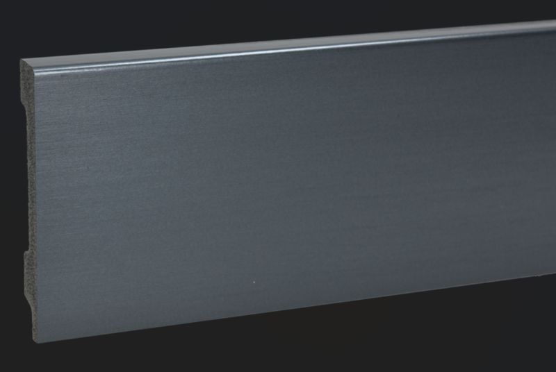 SPenCer Listwa przypodłogowa Antracyt szczotkowany 80mm x 2400mm - 1kart. - 10szt.