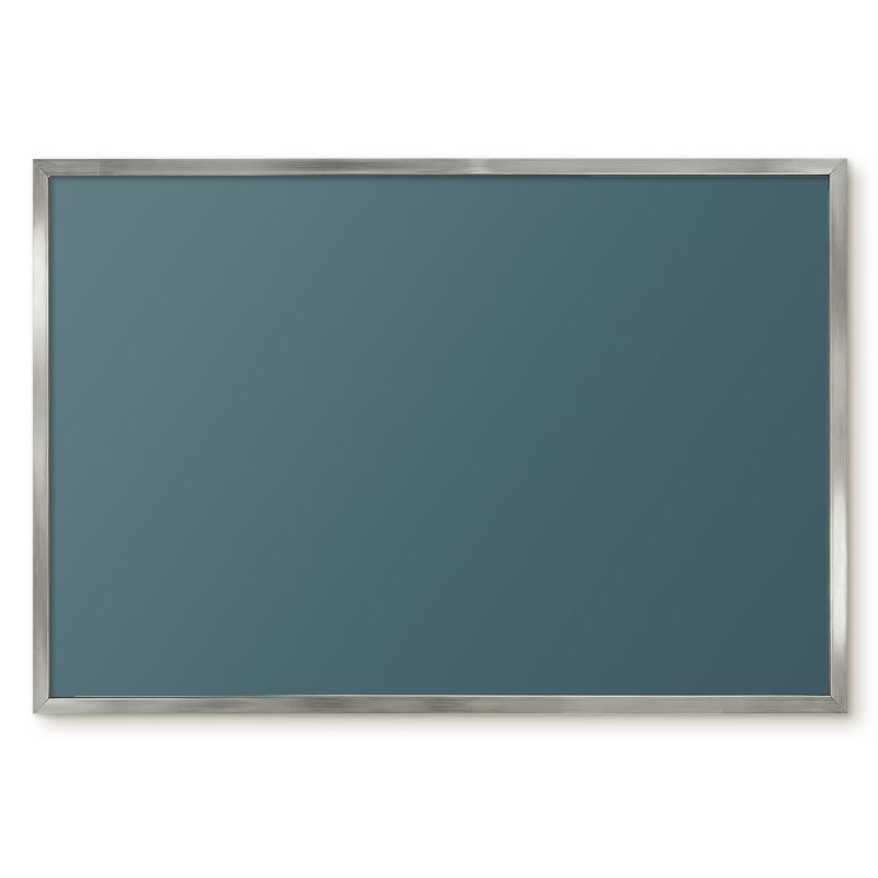 Tablica Magnetyczna Do Sypialni Tulup 60x40 cm Ciemny błękit 1 - Srebrna rama Do salonu, biura 1 szt.