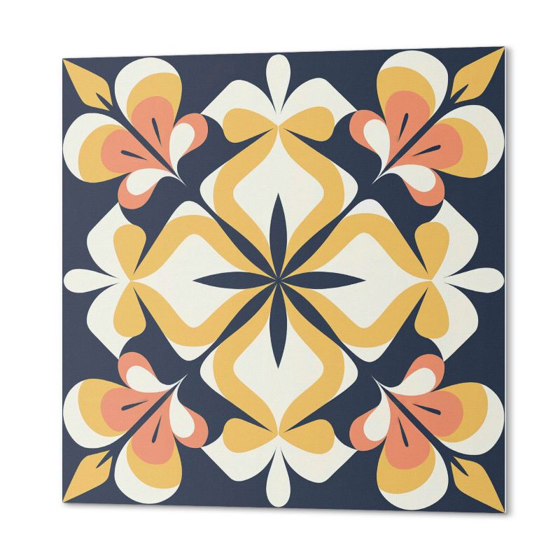 Ścienne Kafelki PCV ArtPrintCave 20x20 cm Geometryczny wzór kwiatowy 20 szt.
