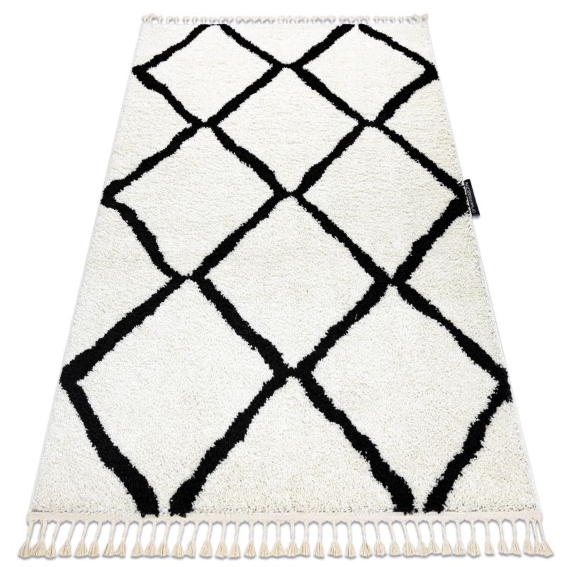 Dywan Berber RugsX 140x190 cm biały GR3620 1 szt.
