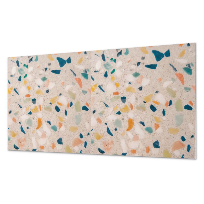 Komplet Kafelków Samoprzylepnych ArtPrintCave 40x20 cm Wzór z kolorowymi fragmentami 10 szt.