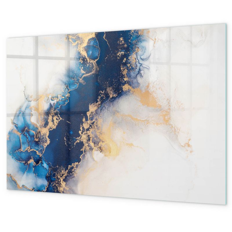 Tablica Suchościeralna Magnetyczna Tulup 100x70 cm Marmur wzór 5 magnesów + gąbka Czarny marker 1 kpl