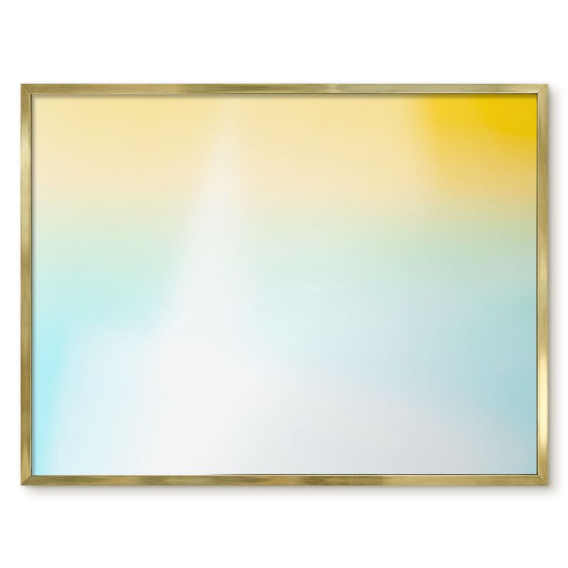 Tablica Magnetyczna Dekoracyjna Ścienna Tulup 80x60 cm Pastelowy relaks - Złota rama Do sypialni, salonu 1 szt.