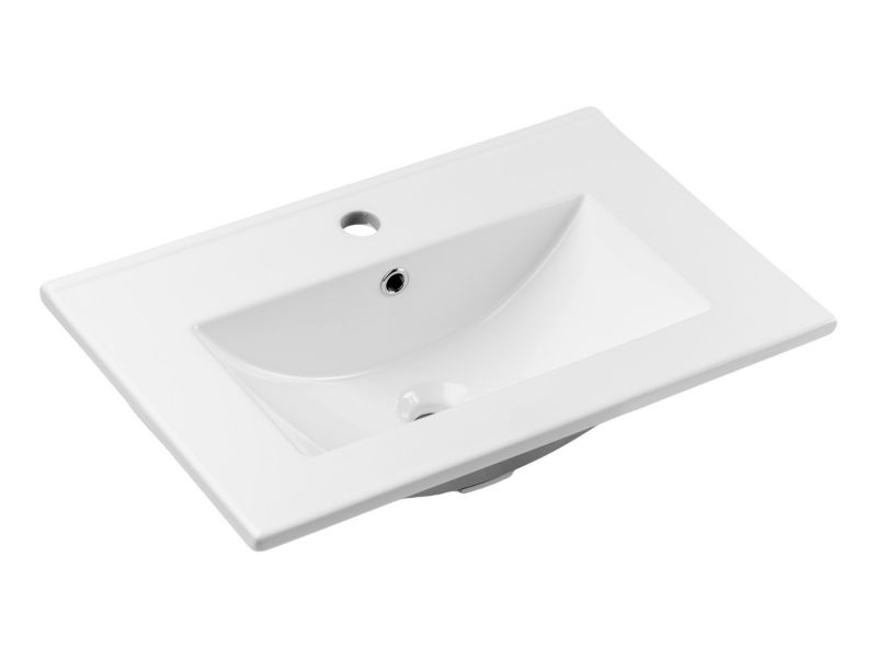 Umywalka meblowa Comad Dance White 61x40 cm prostokątna ceramika biała 1 szt.