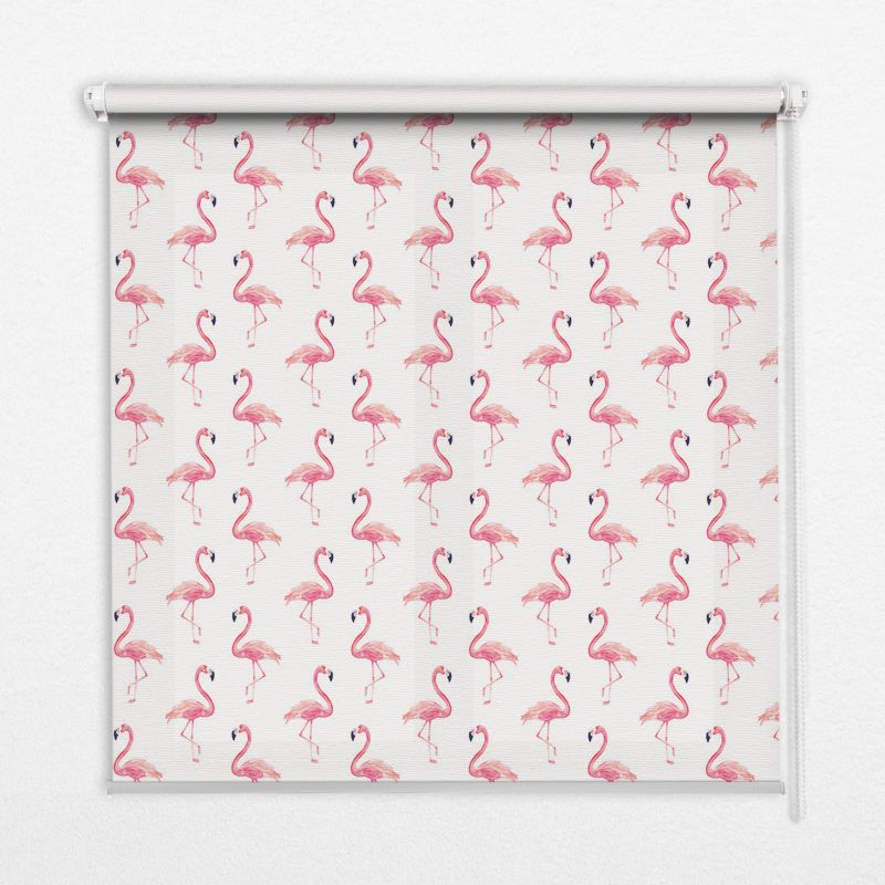 Roleta Dekoracyjna Tulup 150x140 cm Flamingi Montaż do ściany/sufitu 1 szt.