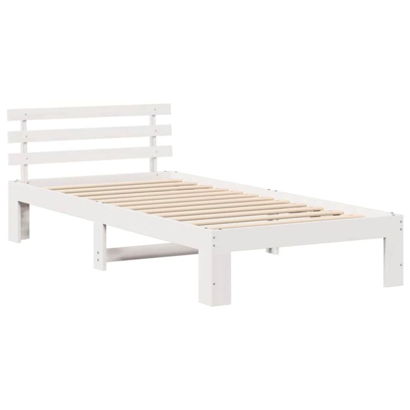 Rama łóżka WaszeMeble 90x200 cm Biały sosna WM-872627 1 szt.