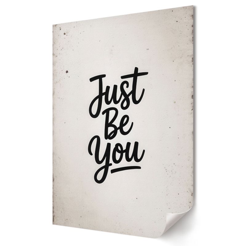 Plakat na ścianę Wallfluent Format A2 Just Be You Artysta Cosmo 1 szt.