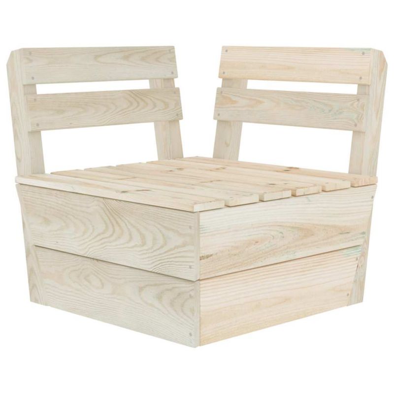 Sofa ogrodowa WaszeMeble z drewna brązowa WM-315634 1 szt.