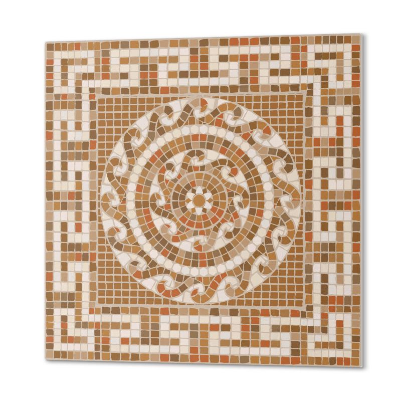 Paczka Kafelków Winylowych PCV ArtPrintCave 30x30 cm Mosaic with circular pattern 9 szt.