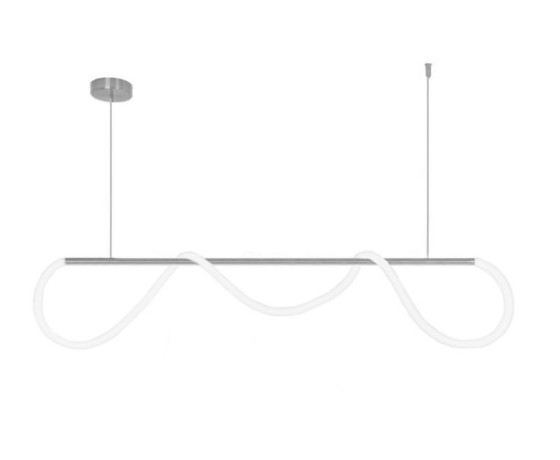 Lampa Sufitowa Wisząca Toolight Led App855-Cp Long Chrom 1Szt