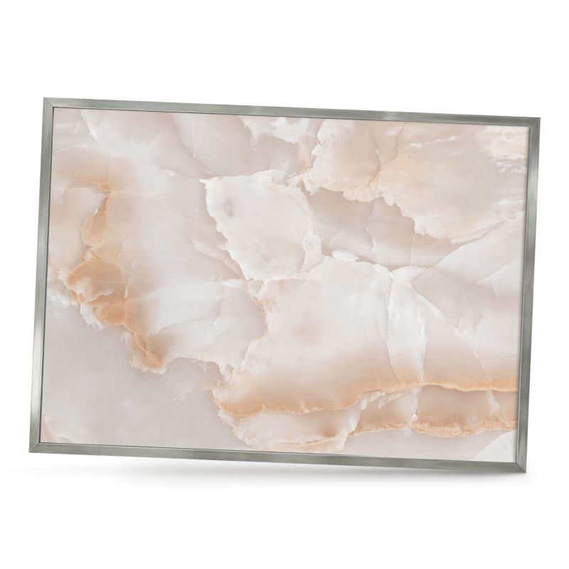 Tablica magnetyczna dekoracyjna ArtPrintCave 70x50 Subtelne fale w srebrnej ramie 1szt