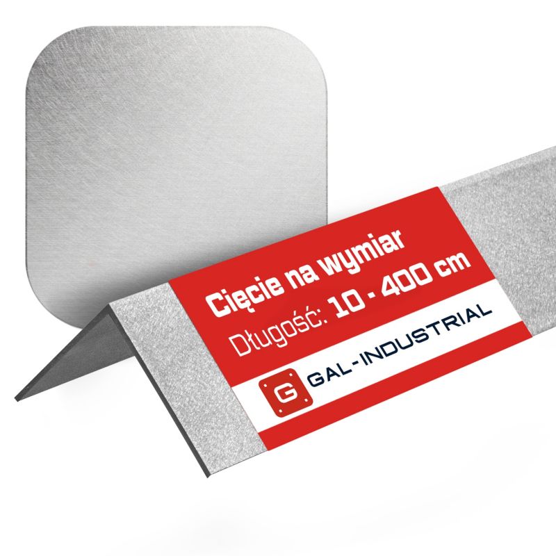 Kątownik Aluminiowy SATYNOWANY GAL-INDUSTRIAL 40x30x2mm 290cm Alu + Cięcie na wymiar 1 szt.