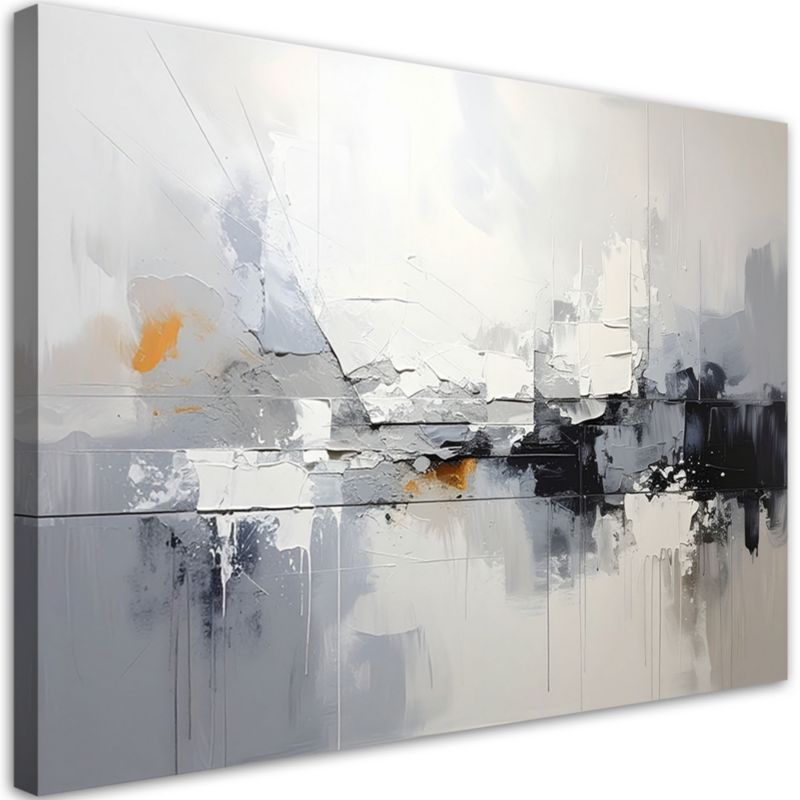 Obraz do salonu sypialni kuchni Feeby Szara abstrakcja 120x80cm 1szt