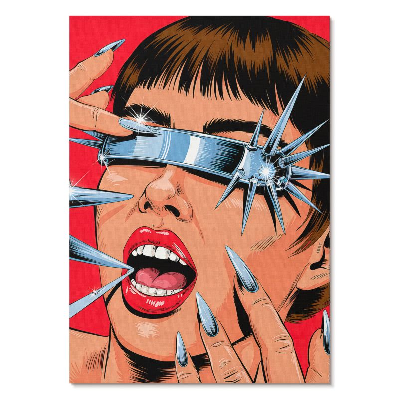 Nowoczesny Plakat na Płótnie Tulup 29,7x42 cm (A3) Pop art energia Do salonu, sypialni, biura 1 szt.
