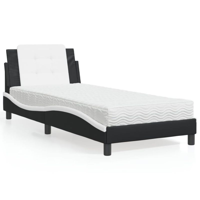 Łóżko tapicerowane WaszeMeble 100x200 cm białe WM-3208850 1 szt.