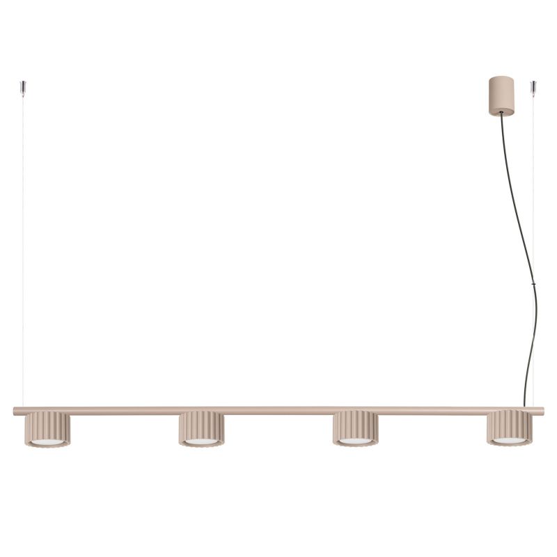 Żyrandol AURA 4 taupe Gx53 Sollux Lighting 1 szt.