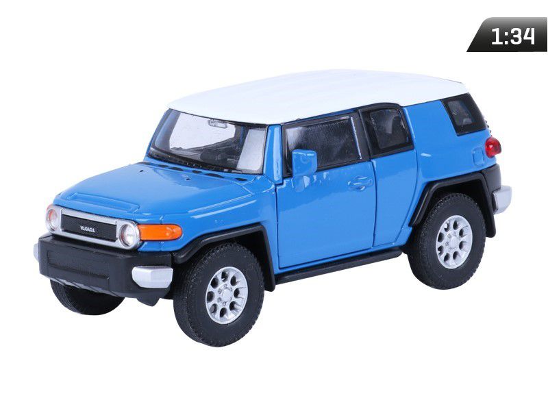 Model 1:34, TOYOTA FJ Cruiser, niebieski (A880TFJCN), Carmotion, 1 szt.