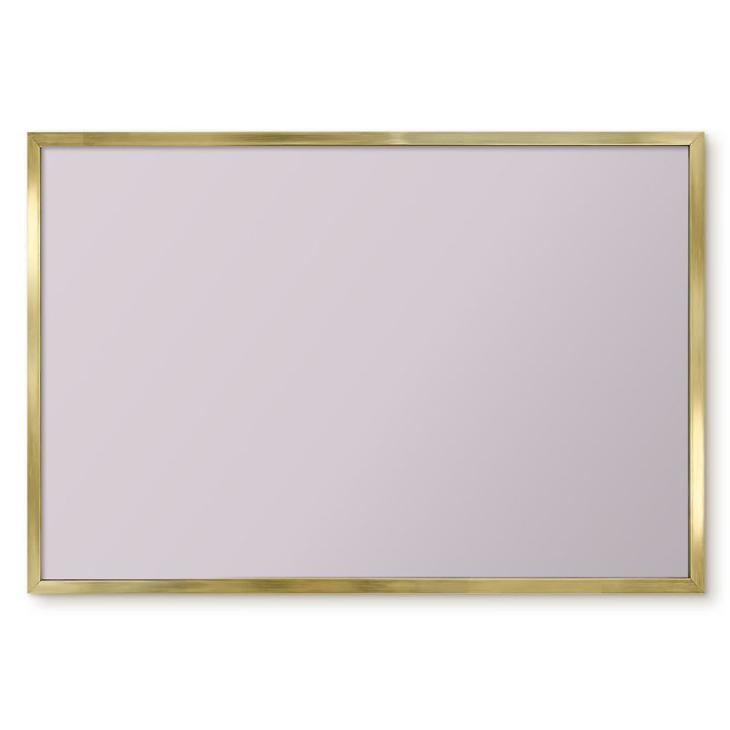 Tablica Magnetyczna Do Notatek Tulup 60x40 cm Jasny liliowy - Złota rama Do sypialni, salonu 1 szt.