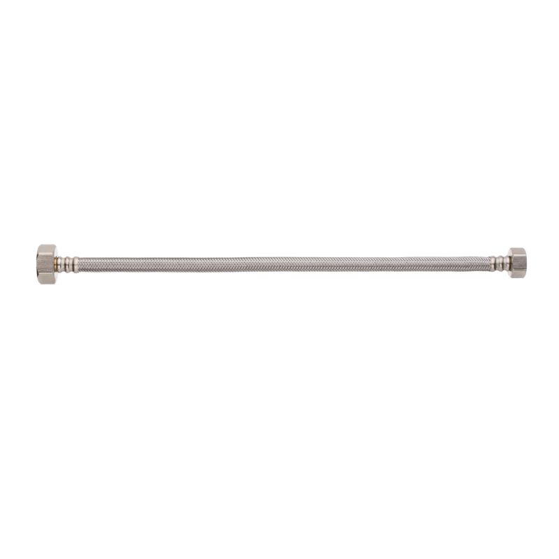 Wąż Wężyk Przyłączeniowy do Wody GW/GW 1/2" x 3/4" 50 cm Stalowy INVENA 1 szt.