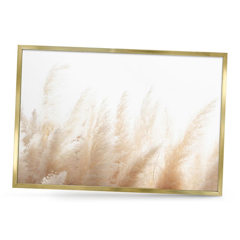 Tablica magnetyczna dekoracyjna ArtPrintCave 60x40 Trawy eteryczne w złotej ramie 1szt
