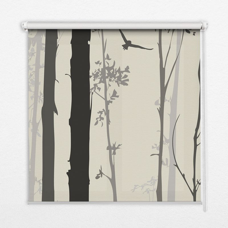 Roleta Wewnętrzna Tulup 80x140 cm Drzewa Montaż do ściany/sufitu 1 szt.