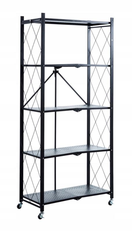 Regał FURNITEX R4(5P)-FX czarny czarny 1 szt.