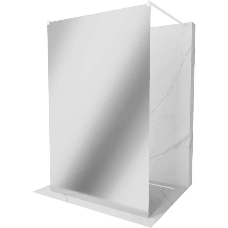 Sciana prysznicowa Mexen Kioto lustro biały 100 x 200 cm 800-100-002-20-50 1 szt.