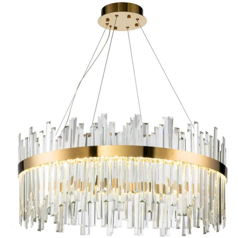 Lampa Sufitowa Wisząca Toolight App1515-Cp60 Złoty Szczotkowany 1Szt