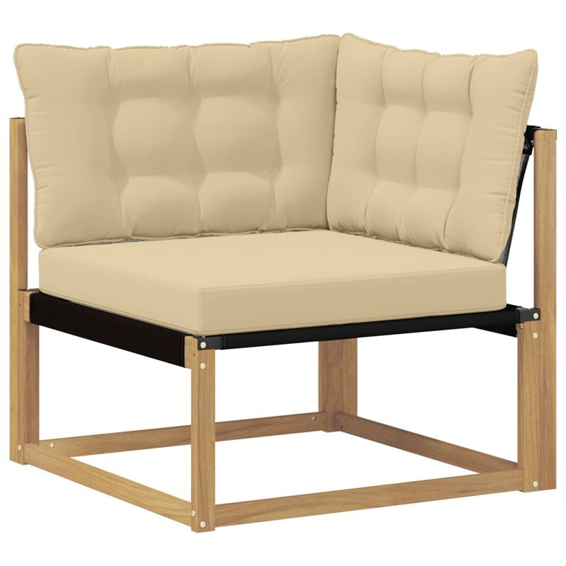 Sofa ogrodowa WaszeMeble z akacji biała z poduszkami WM-901644 1 szt.