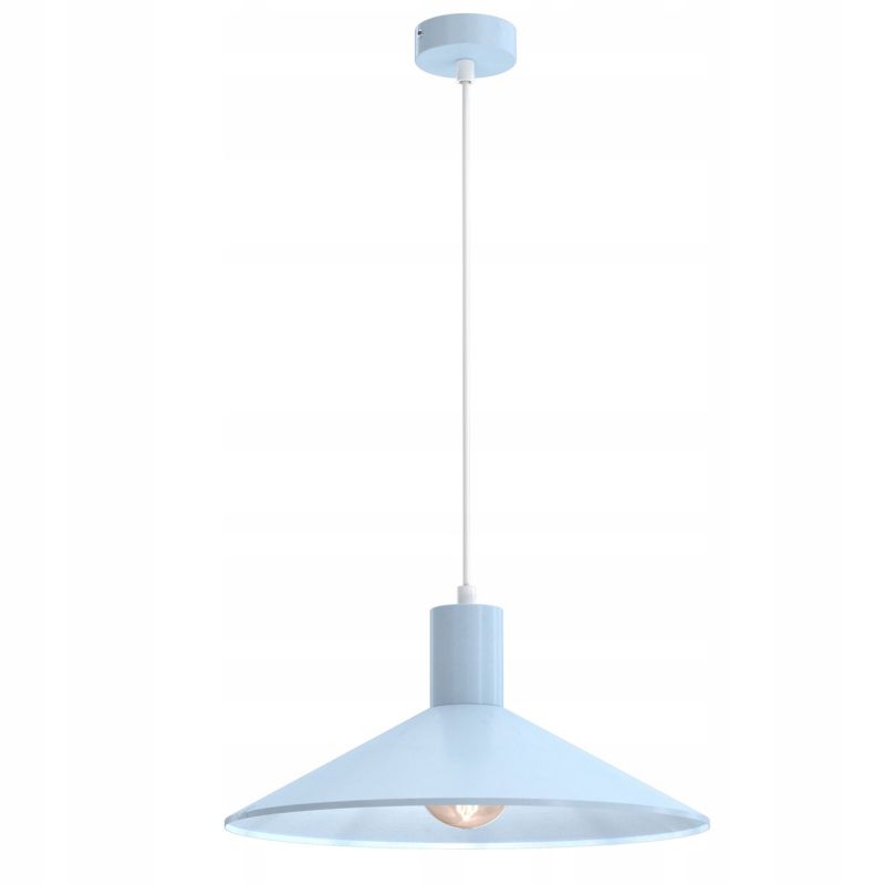 Lampa wisząca toscana ewilight 1xE27 niebieska 1szt