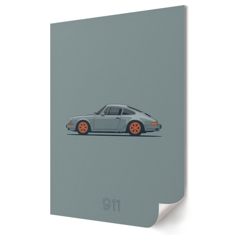 Plakat Wallfluent Format A3 Klasyczne auto Studio North Form 1 szt.