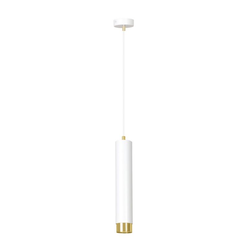 Lampa sufitowa Emibig Kibo biało-złota wym: 100 x 8 x 8 cm 1xGU10 x 10W 1 szt.