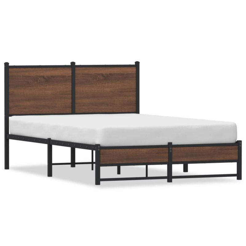 Łóżko metalowe WaszeMeble 120x190 cm brązowy WM-4007937 1 szt.