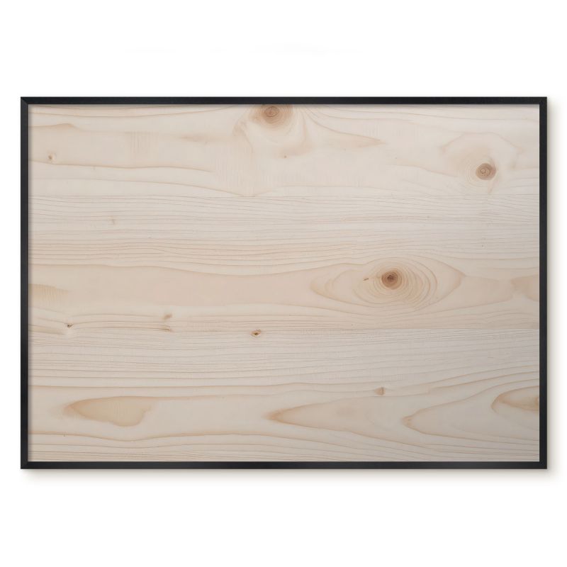 Tablica Magnetyczna Do Notatek Tulup 100x70 cm Drewniany wzór - Czarna rama Do salonu, sypialni 1 szt.
